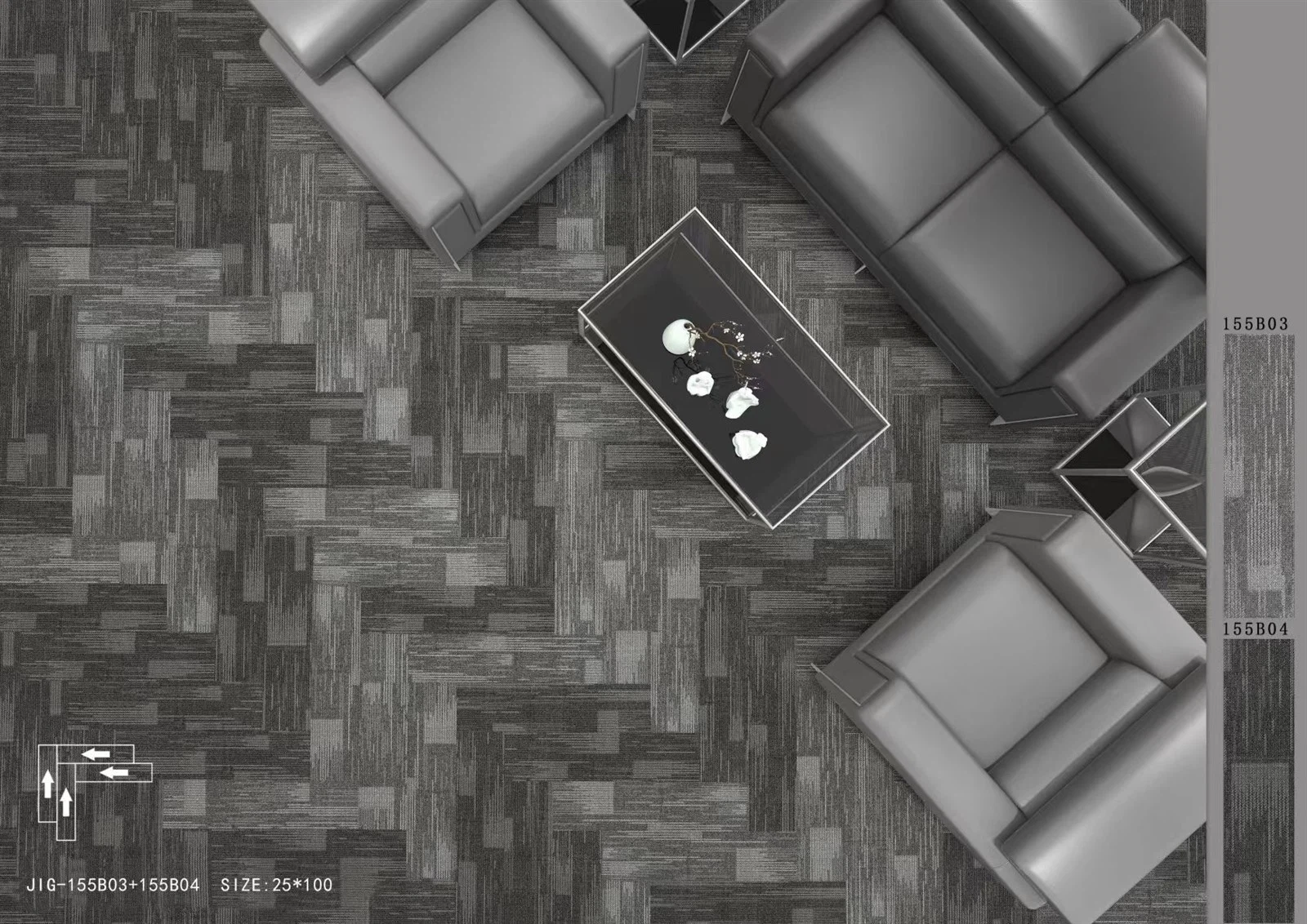 PVC backing carpet tiles PVC backing carpet tiles